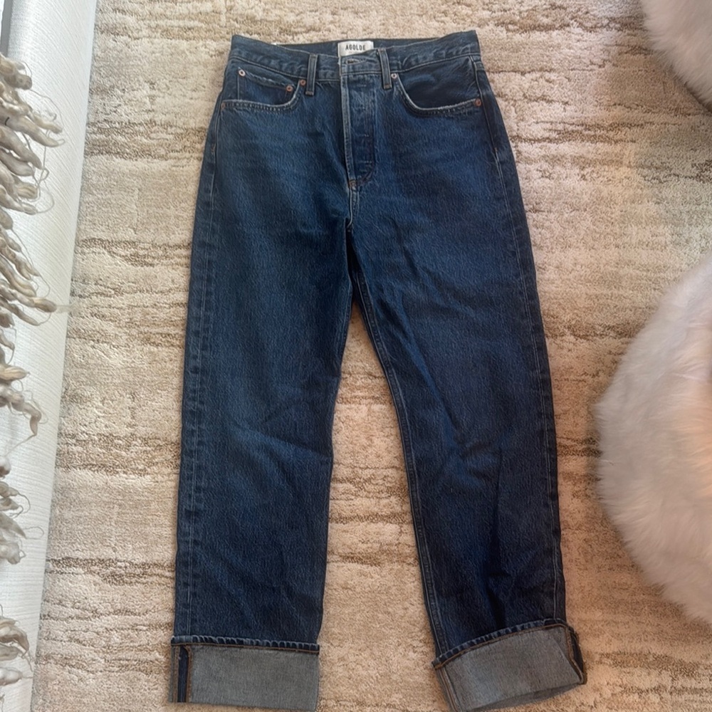 Agolde Dark Blue Women Jeans
